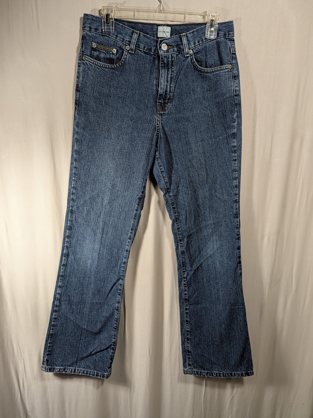 Calvin Klein Blue Straight Leg Jeans